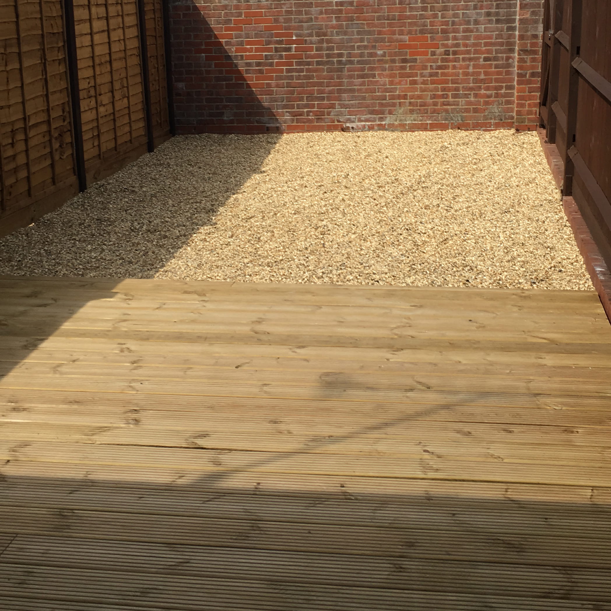 Garden with decking